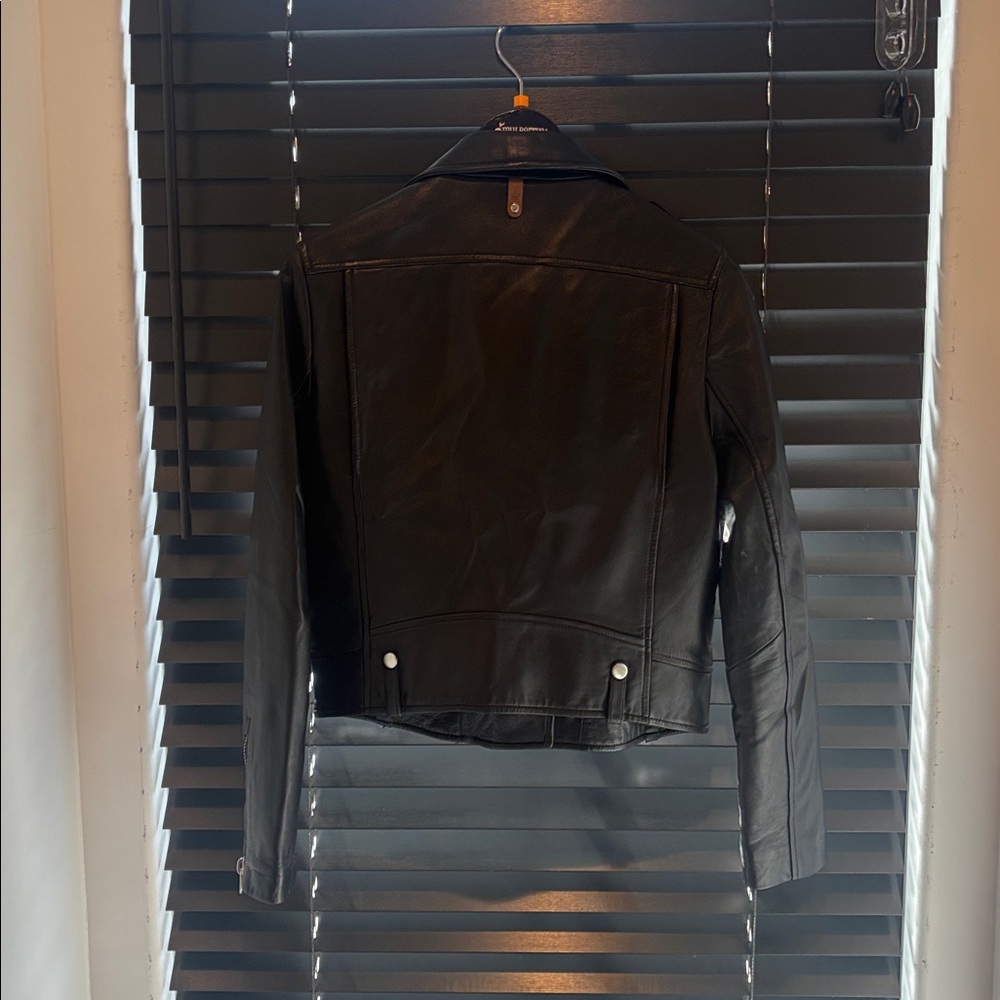 Mackage Black Leather Moto Jacket - Picture 9 of 9